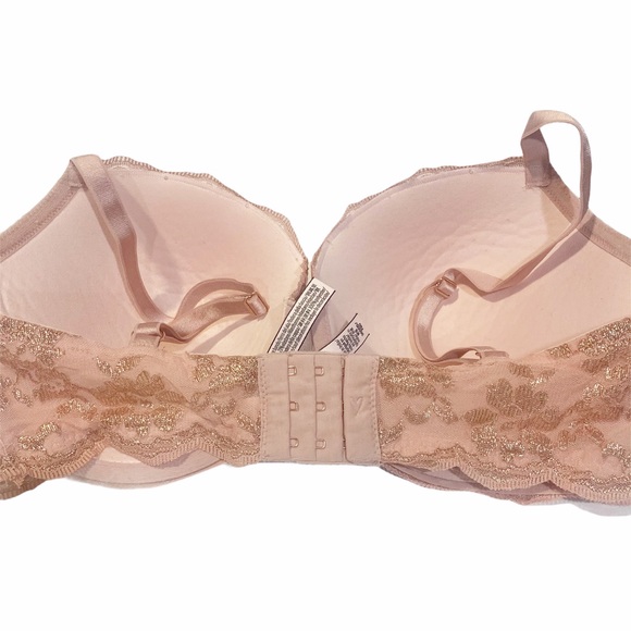 Victorias Secret Pink Gold Floral Dream Angels Bra - Picture 7 of 7